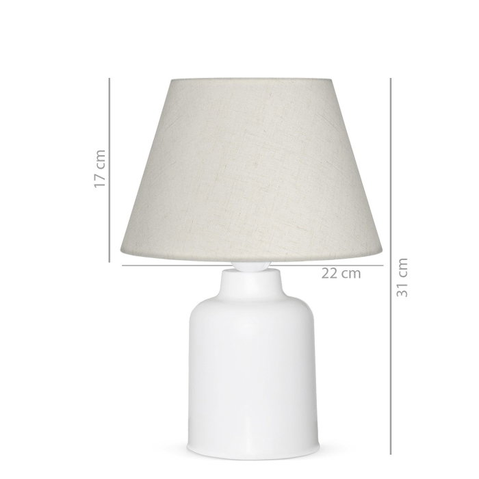 Opviq Lámpara de Mesa Color Crema AYD - 2648